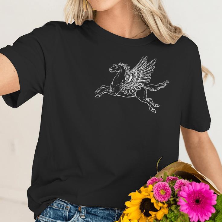 Pegasus Winged Horsegreek Mythical Beast Women T-Shirt Gifts for Her