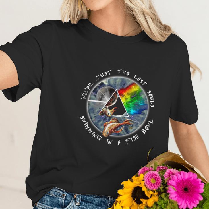 Pink Floyd We’Re Just Two Lost Souls Swimming In A Fishbowl Shirt Women T-Shirt Gifts for Her