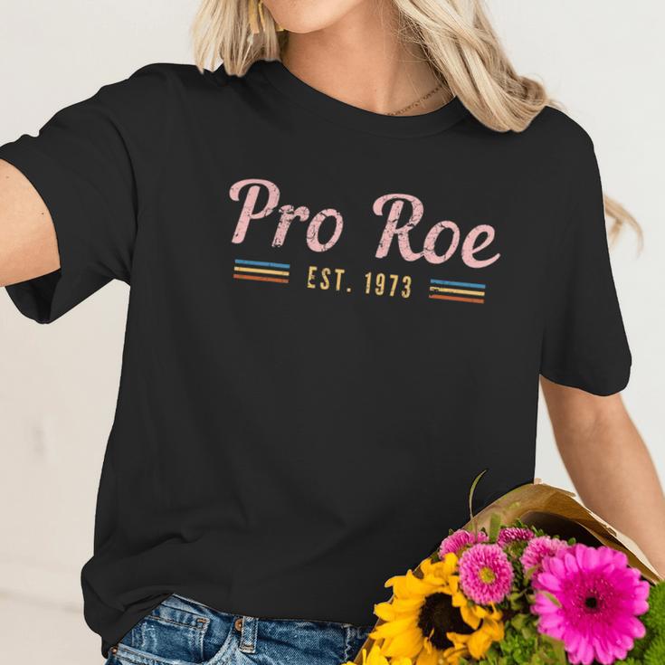 Pro Roe Est 1973 Pro Choice Abortion Rights Womens Rights Reproductive Rights Women T-Shirt Gifts for Her