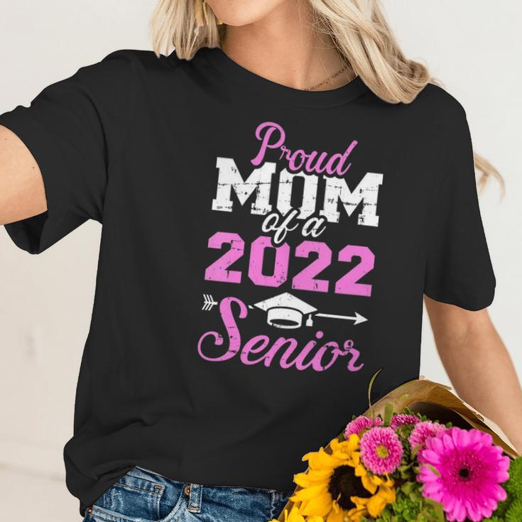 Womens Proud Mom Of A 2022 Senior Graduation Class V-Neck Women T-Shirt Gifts for Her