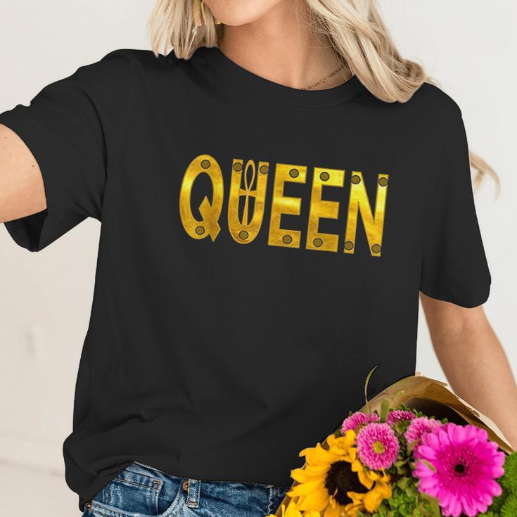 Queen Wife Woman With Egyptian Ankh Women T-Shirt Gifts for Her