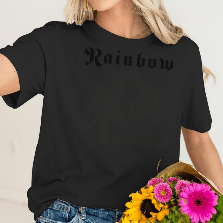 Ritchie Blackmore Rainbow Long Live Rock N Roll Women T-Shirt Gifts for Her