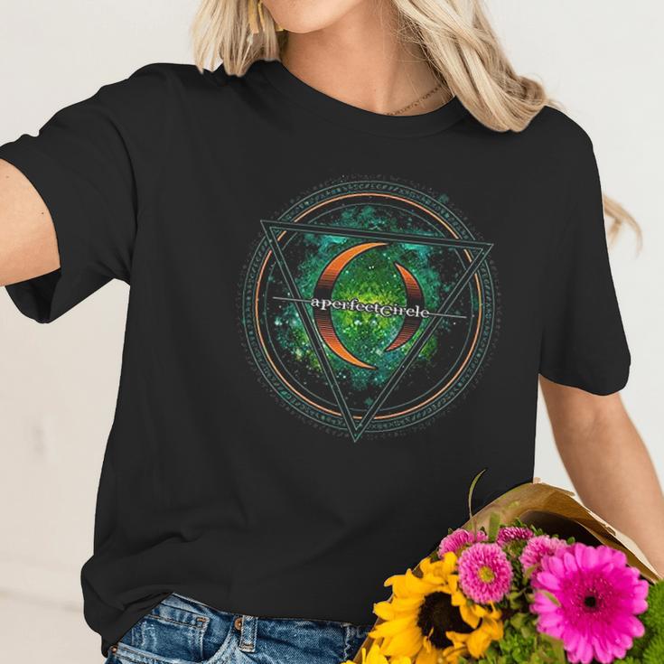 Rock Off A Perfect Circle Sigil Womens Fitted Women T-Shirt Gifts for Her