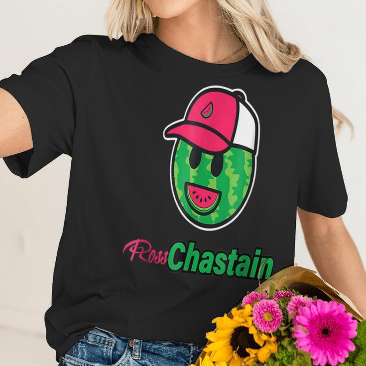 Ross Chastain Funny Melon Man V2 Men Women T-Shirt Graphic Print Casual Unisex Tee Women T-Shirt Gifts for Her