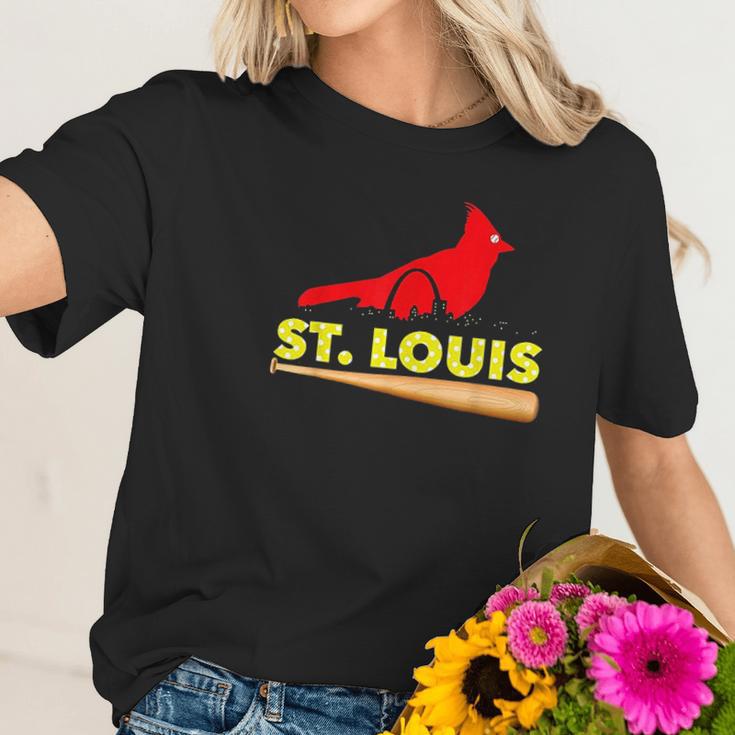 Saint Louis Red Cardinal Women T-Shirt Gifts for Her