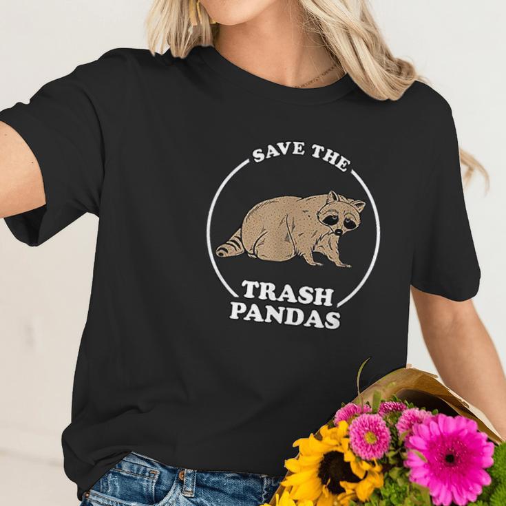 Save The Trash Pandas Women T-Shirt Gifts for Her