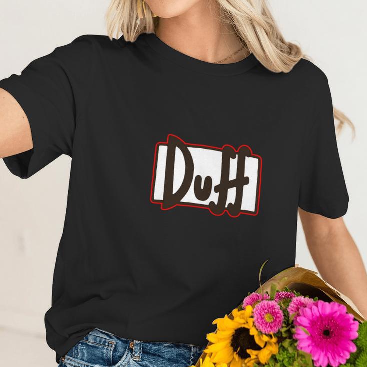 Simpsons Duff Beer Women T-Shirt Gifts for Her