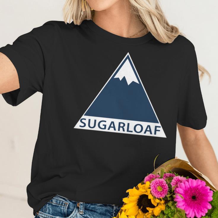 Sugarloaf Maine Triblend Tshirt Christmas Ugly Sweater Women T-Shirt Gifts for Her