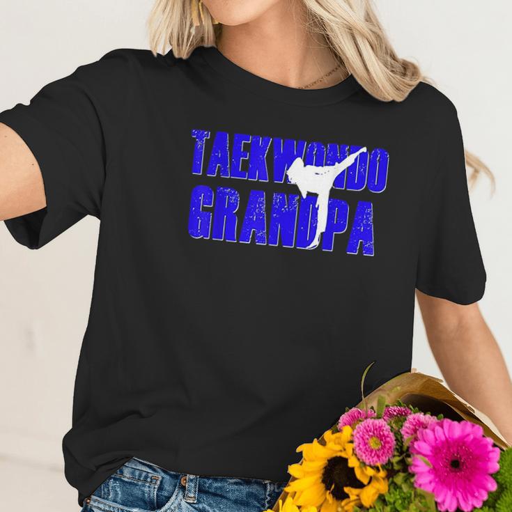 Taekwondo Grandpa Papa Tae Kwon Do Girl Granddaughter Women T-Shirt Gifts for Her