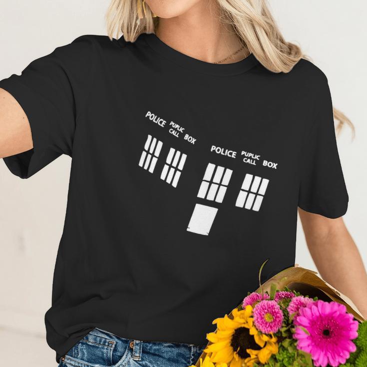 Tardis Womens Tshirts Women T-Shirt Gifts for Her