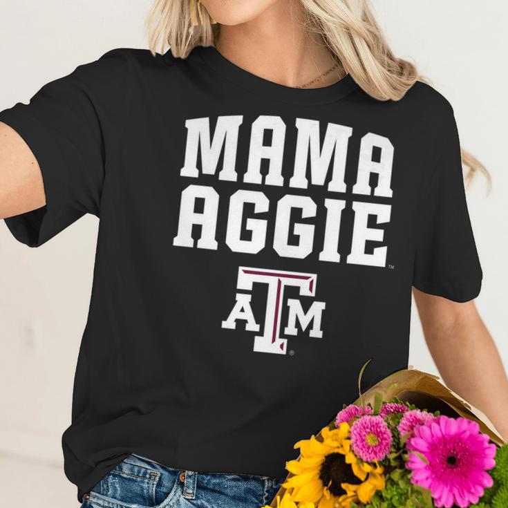 Texas Am Aggies Texas Am Mama Mascot Apparel Women T-Shirt Gifts for Her