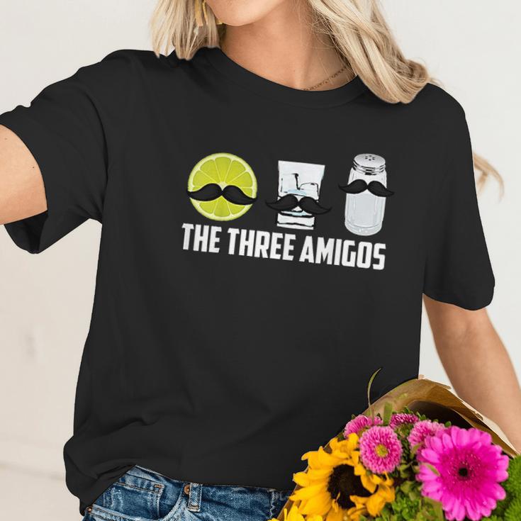 The Three Amigos Cool How To Drink Tequila Women T-Shirt Gifts for Her