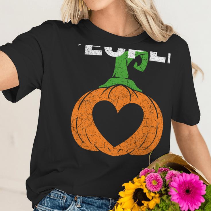 Trick Or Treat People With Kindness Cute Halloween Costume Sweatshirt Men Women T-Shirt Graphic Print Casual Unisex Tee Women T-Shirt Gifts for Her