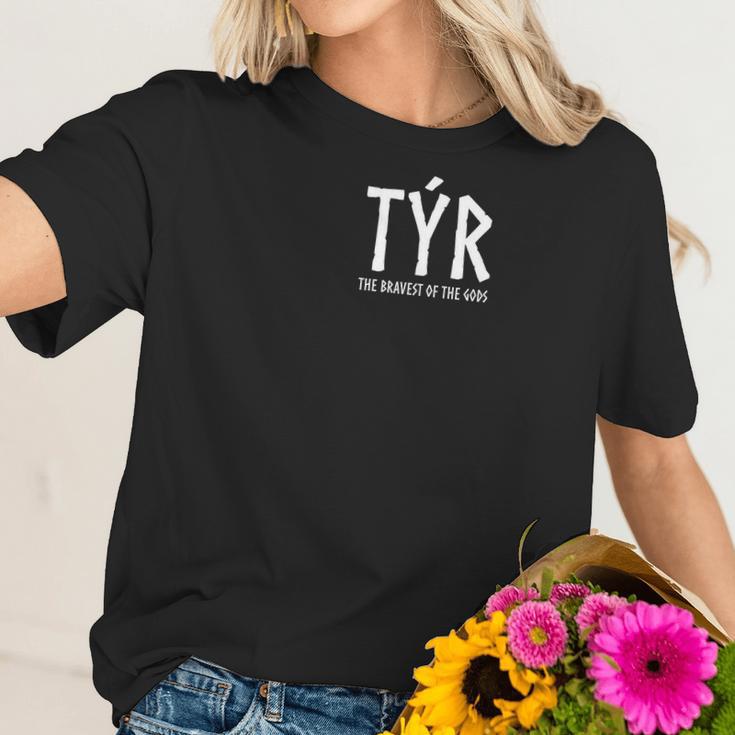 Tyr The Bravest Of The Gods Norse Mythology Viking Women T-Shirt Gifts for Her