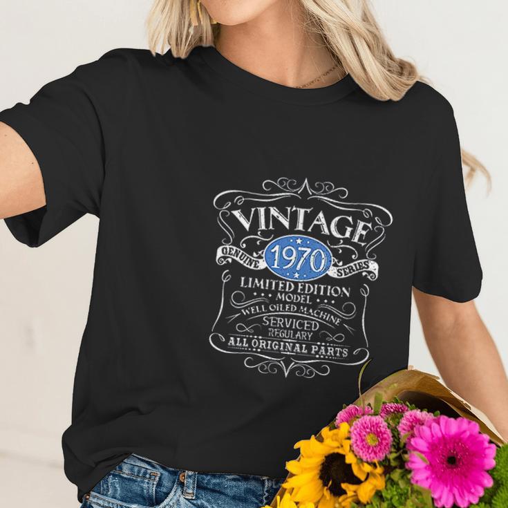 Vintage 1970 50Th Birthday Women T-Shirt Gifts for Her