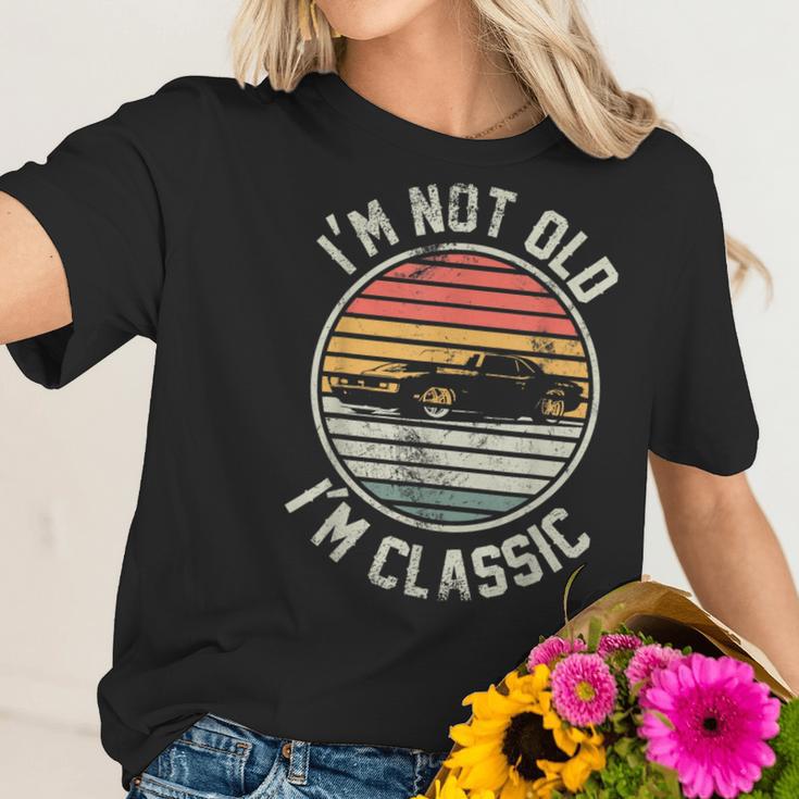 Vintage Dodge Challenger 1968 Car Im Not Old Im A Classic Men Women T-Shirt Graphic Print Casual Unisex Tee Women T-Shirt Gifts for Her