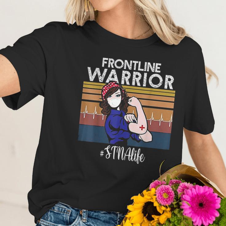 Vintage Frontline Warrior Stna Xmas Gift For Women Women T-Shirt Gifts for Her