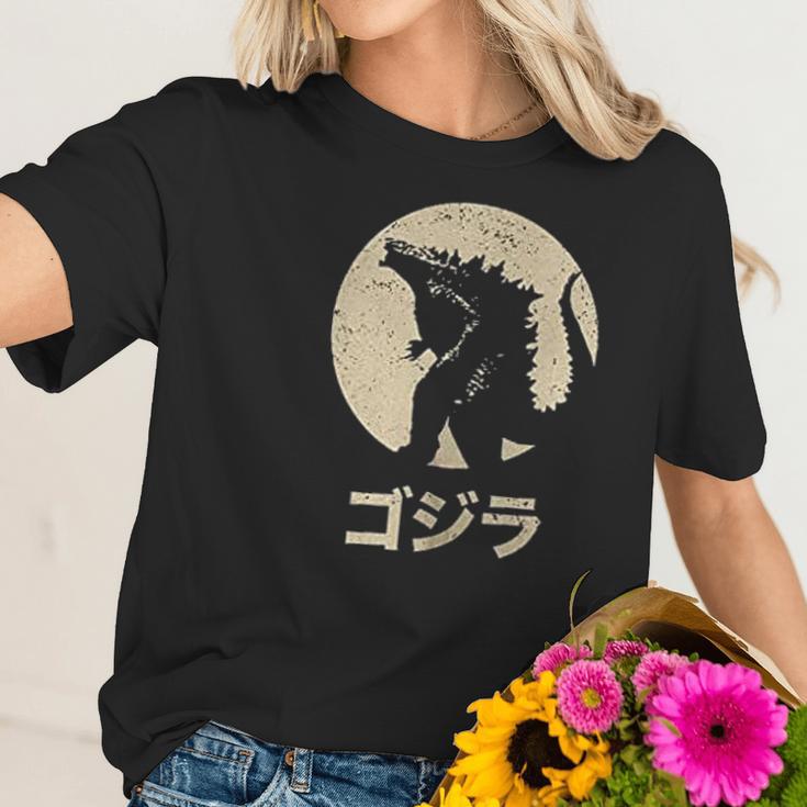 Vintage Godzilla Women T-Shirt Gifts for Her