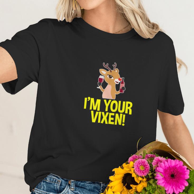 Im Your Vixen Reindeer Christmas Women T-Shirt Gifts for Her