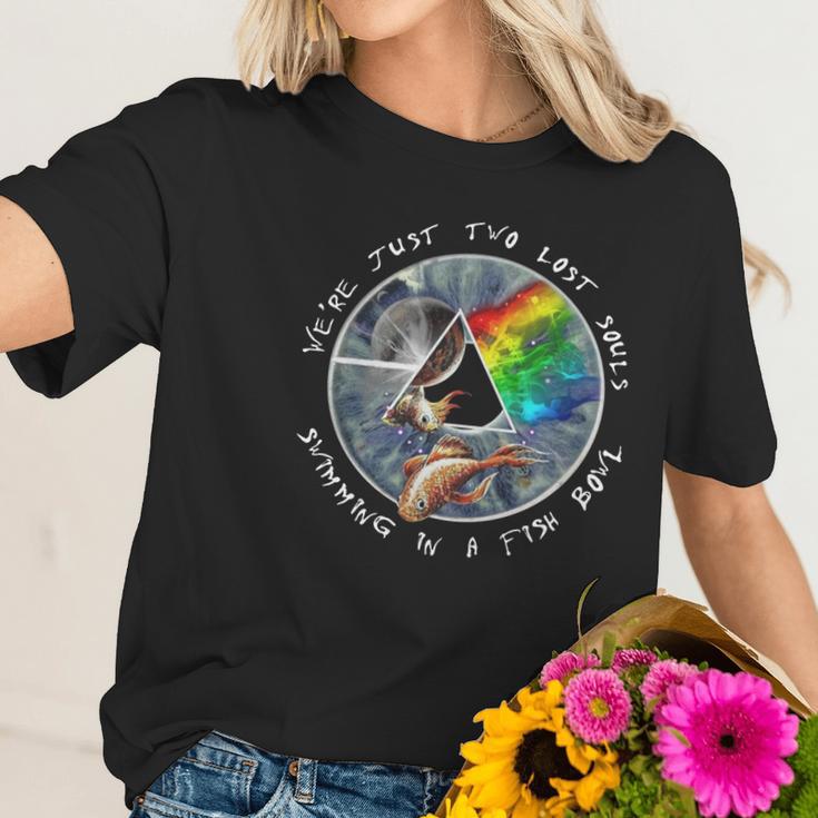 We’Re Just Two Lost Souls Swimming In A Fishbowl Pink Floyd Shirt Women T-Shirt Gifts for Her