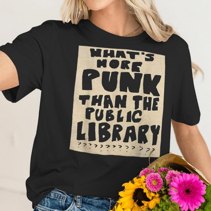 What’S-More-Punk-Than-The-Public-Library Librarian Men Women T-Shirt Graphic Print Casual Unisex Tee Women T-Shirt Gifts for Her