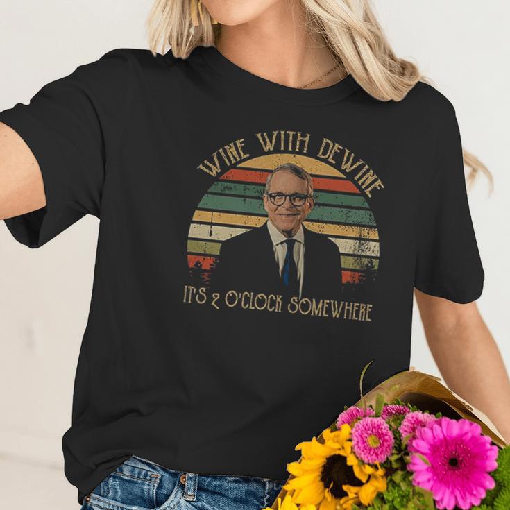 Wine With Dewine Women T-Shirt Gifts for Her