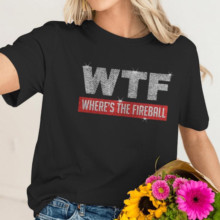 Wtf Wheres The Fireball Christmas Shirt Women T-Shirt Gifts for Her