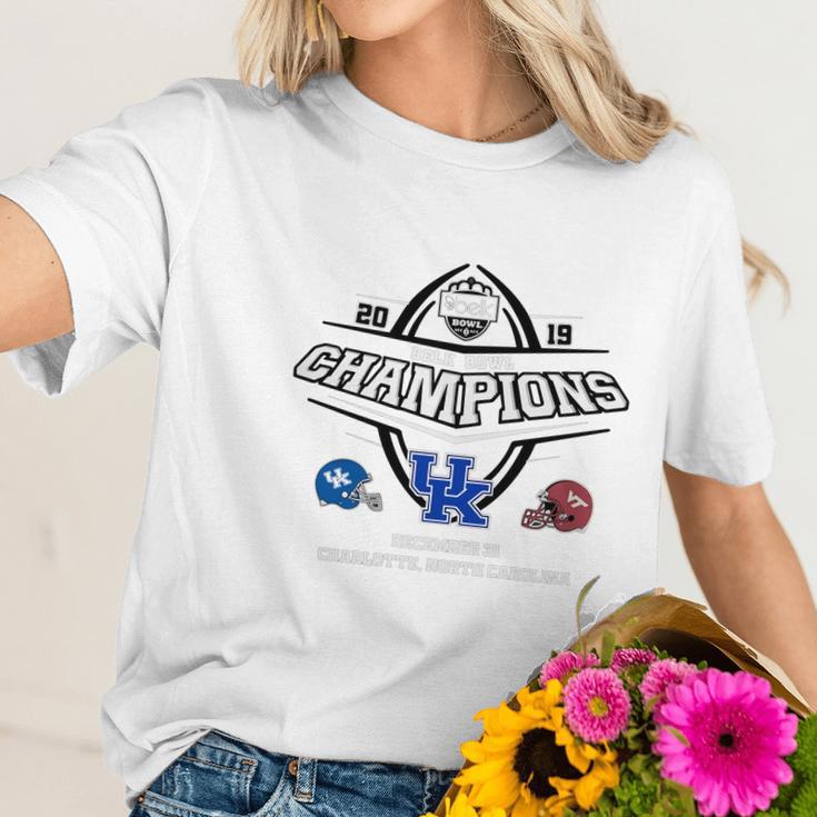 2019 Belk Bowl Champions Kentucky Wildcat Vs Virginia Tech Hokies Shirt Women T-Shirt Gifts for Her