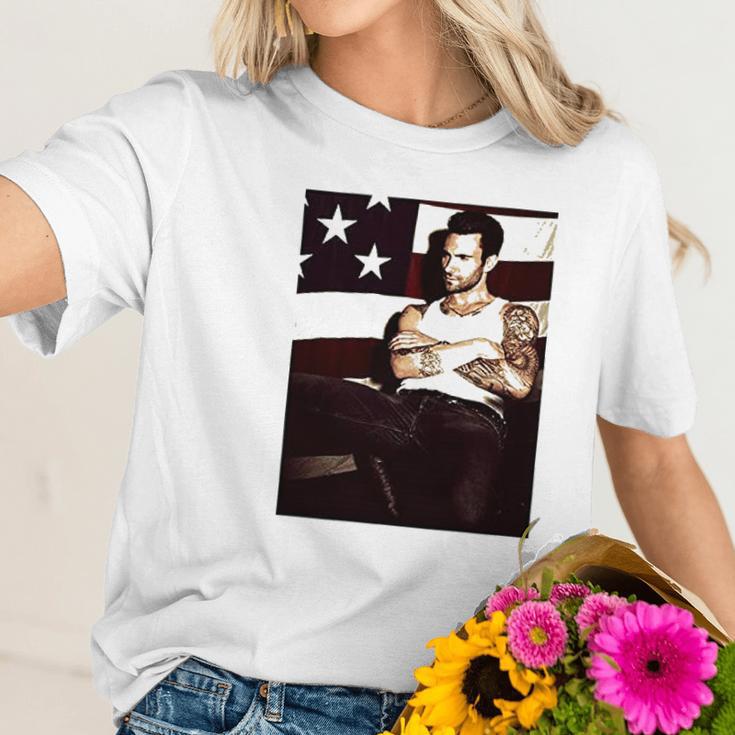 Adam Levine Women Baseball Women T-Shirt Gifts for Her