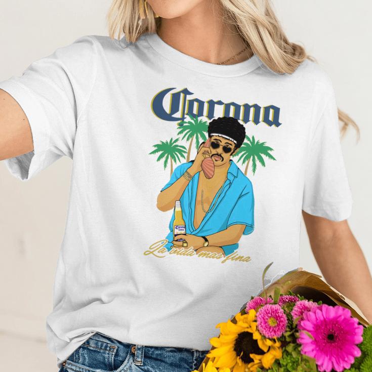 Bad Bunny X Corona Beer Hoodie Women T-Shirt Gifts for Her