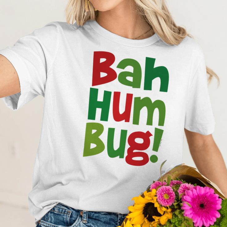 Bah Humbug Christmas Shirt Women T-Shirt Gifts for Her