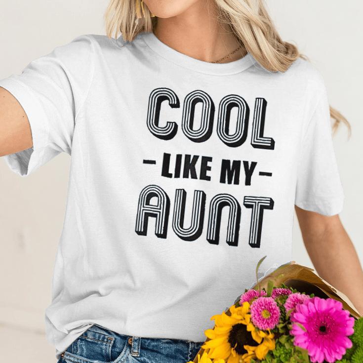 Brisco Brands Cool Aunts Funny Cute Nieces Women T-Shirt Gifts for Her