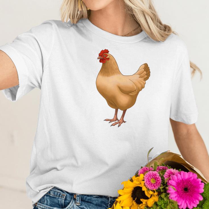 Buff Orpington Hen Chicken Lovers Women T-Shirt Gifts for Her