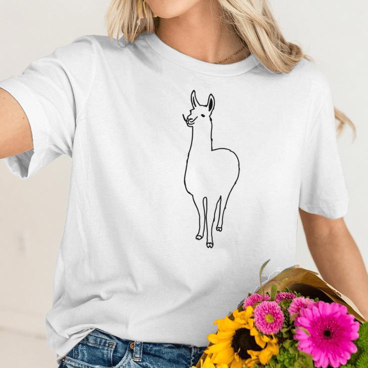 Dali Llama C Accessories Women T-Shirt Gifts for Her