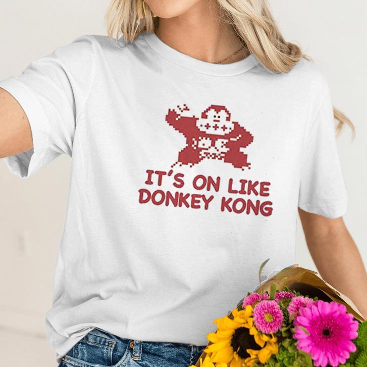 It Is On Like Donkey Kong Women T-Shirt Gifts for Her