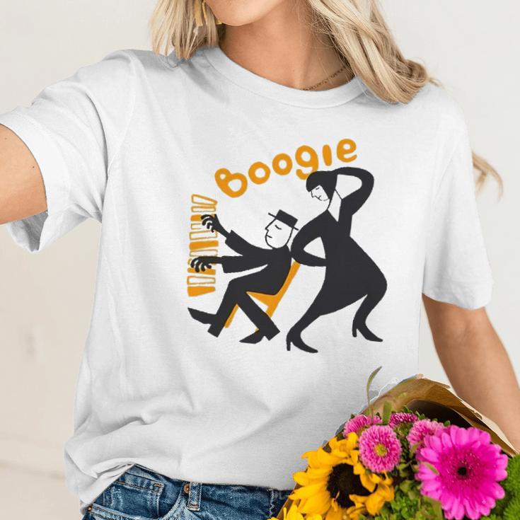 Everpress Woogie Merch Boogie Men Women T-Shirt Graphic Print Casual Unisex Tee Women T-Shirt Gifts for Her