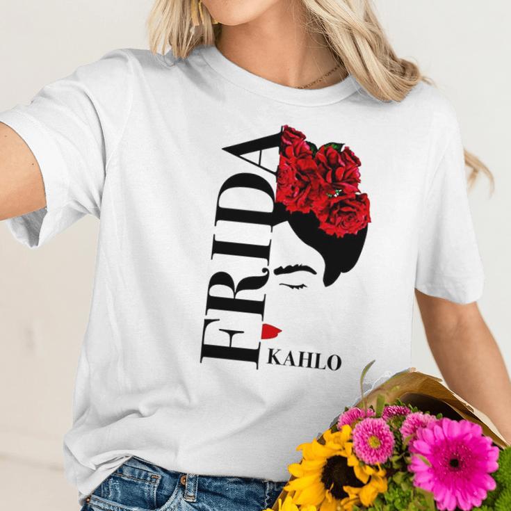 Frida Kahlo Flower Girl Women T-Shirt Gifts for Her