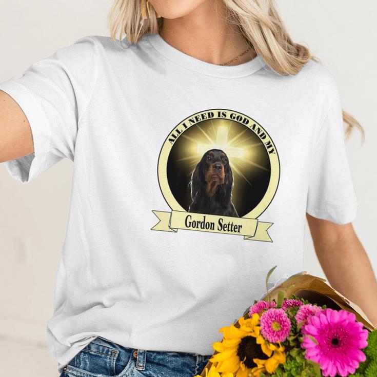 God And My Gordon Setter Women T-Shirt Gifts for Her