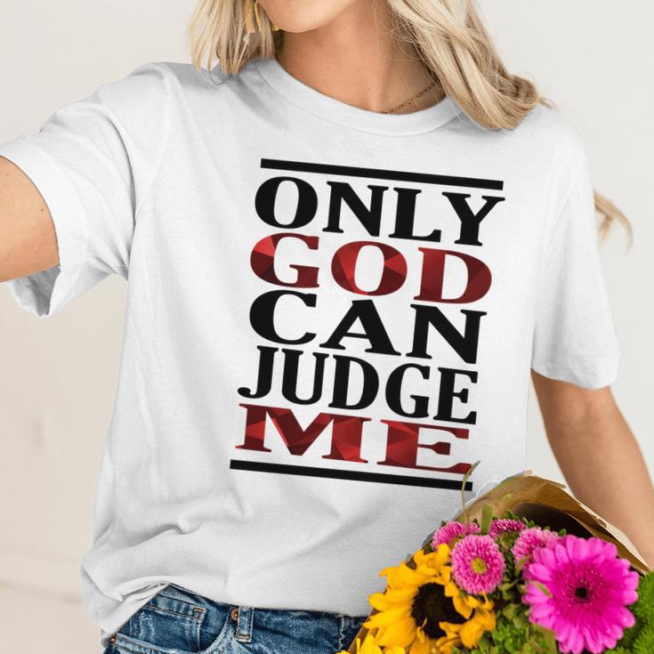 Only God Can Judge Me Graphics Design 2018 Model Women T-Shirt Gifts for Her