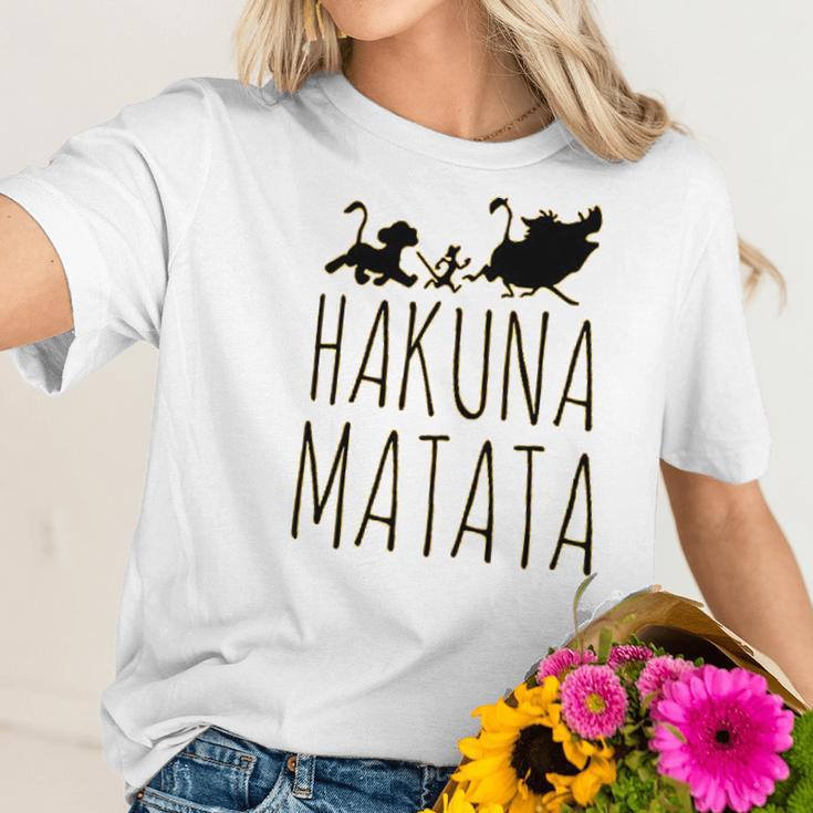 Hakuna Matata Women Funny Letter Print Casual Graphic Women T-Shirt Gifts for Her