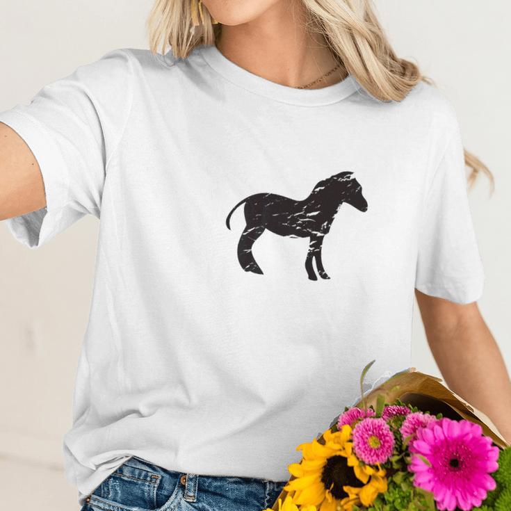 Horse Stallion Or Young Colt Vintage Distressed Women T-Shirt Gifts for Her