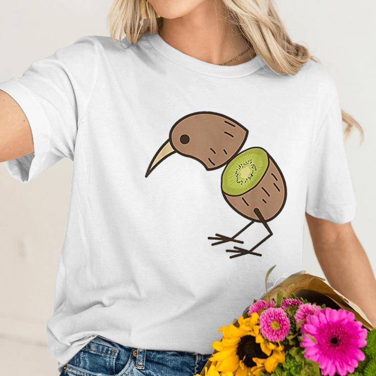 Kiwi Bird Cute Fruitarian Fowls Women T-Shirt Gifts for Her