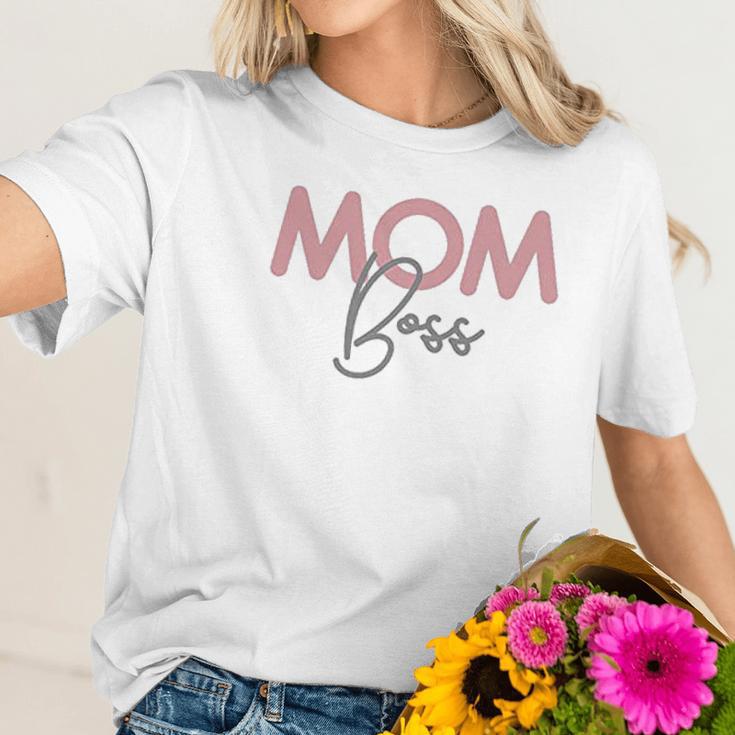 Mom Boss Baby Women T-Shirt Gifts for Her