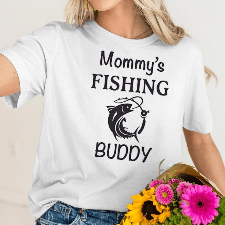 Mommy Fishing Buddy Mom Mothers Women T-Shirt Gifts for Her