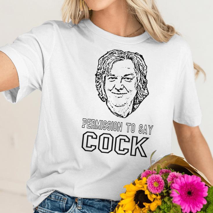 Permission To Say Cock James May Women T-Shirt Gifts for Her