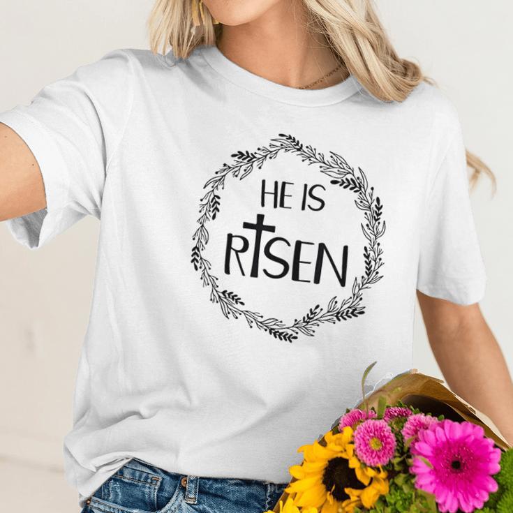 He Is Risen Matthew For Christian Easter Women T-Shirt Gifts for Her