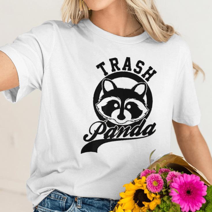 Save The Trash Pandas Funny Raccoon Animal Lover Funny Gift Women T-Shirt Gifts for Her