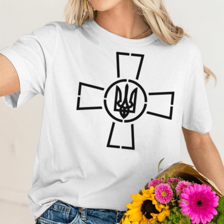 Support Ukraine President Zelensky Saying Ukrainian Symbol Men Women T-Shirt Graphic Print Casual Unisex Tee Women T-Shirt Gifts for Her