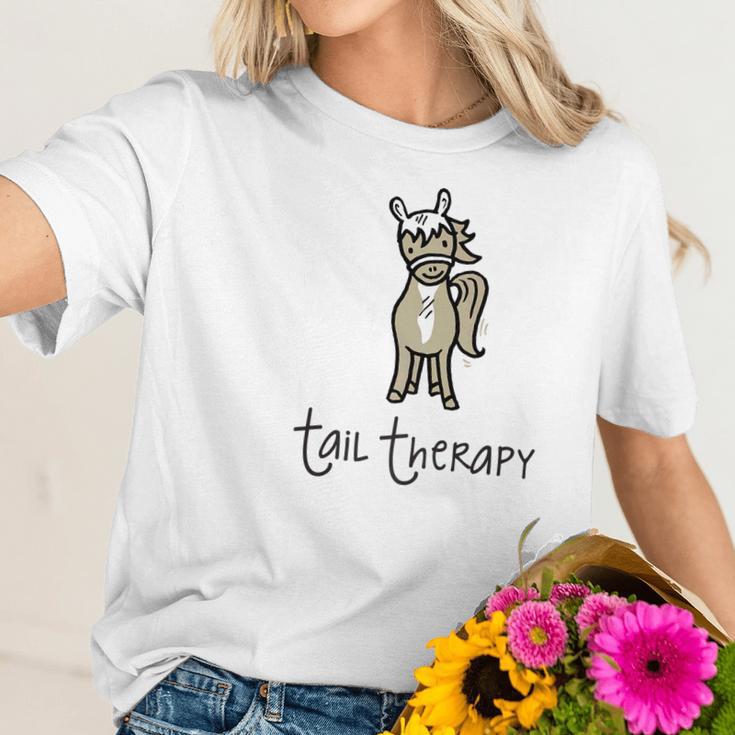 Tailtherapy Signature Horse Women T-Shirt Gifts for Her