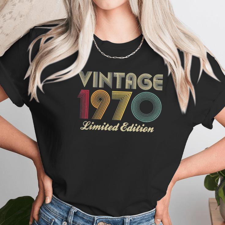 1970 50Th Birthday Gift Vintage Limited Edition Men Women Classic Women T-Shirt Gifts for Women